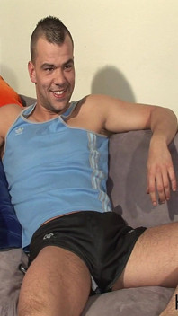 Masculine Hunk Shows off His Thick Meaty 7.5 Inch Uncut Cock - Matt Brooks Solo