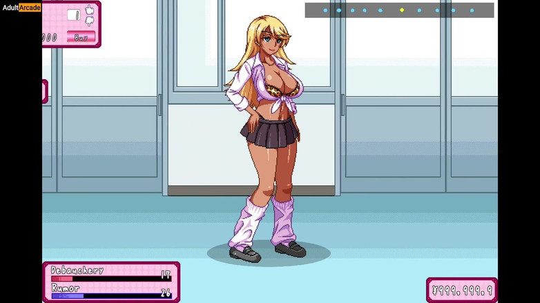 LewdArcade: 대학 재학생에게 가슴을 노출하는 교사 - 끝내고 싶어하는 Miss Kyoko