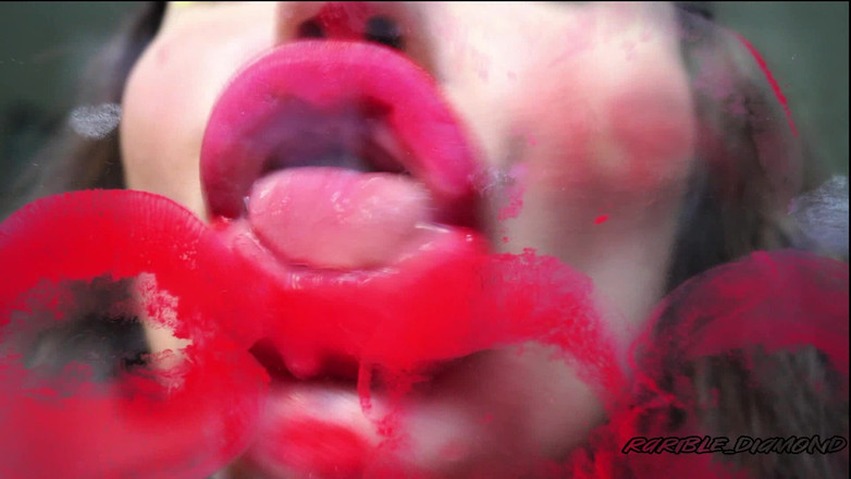 Rarible Diamond: Baiser rouge dé salissant + baiser fétiche avec des crachats