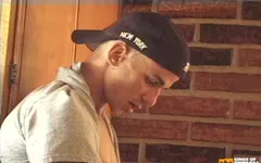 Muscular Guy Bangs a Twink with Tight Asshole on the Chair