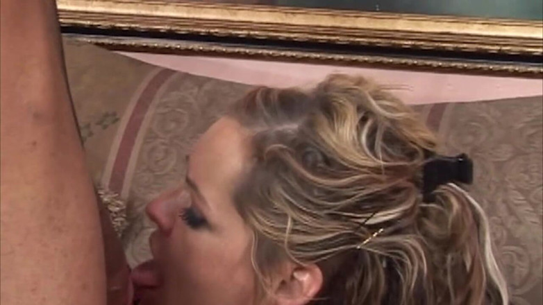 THAGSON MILFS: Blonde MILF Takes BBC Deep and Swallows Load
