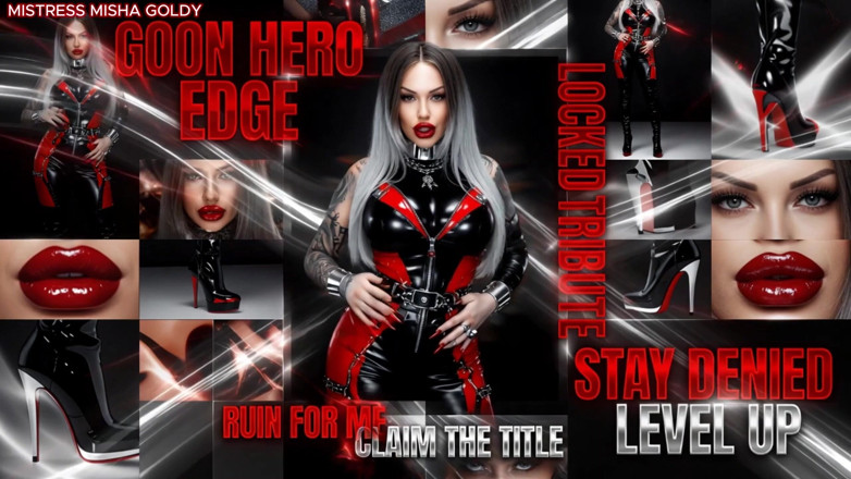 Goddess Misha Goldy: Goon Hero Challenge - cinco níveis que vão quebrar você e...