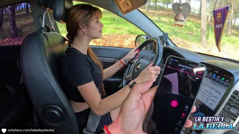 Labestiaylabella: 18-year-old Woman;driving Her Car While Her Vagina Vibrates We End...