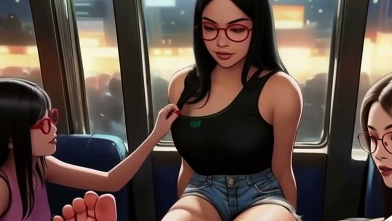 Spicy Toons: Lin Gets Fucked on the Train