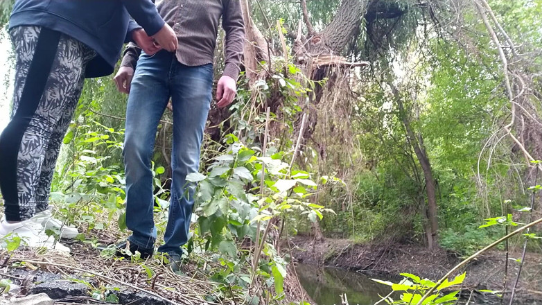 OurFetishLife: MILF stepmom takes care of stepson in nature