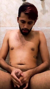 Fake pussy made out of a condom, pee squirt, two loads and tons of horny wet fun