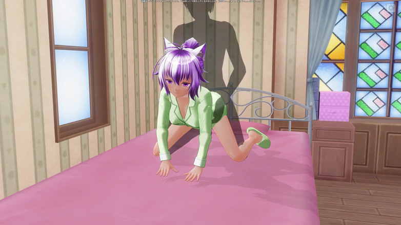 H3DC: 3D HENTAI. Vriendin in pyjama krijgt een orgasme op zijn...
