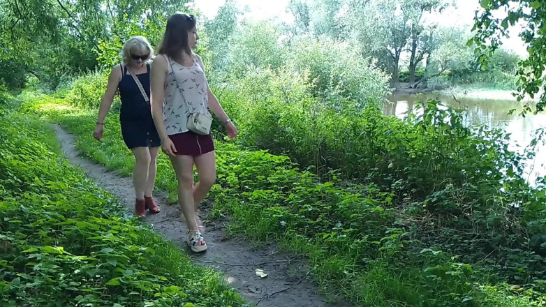 Assol: Two Girls Stopped on the Side of the Road to...