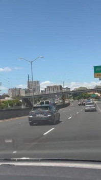 Bare Pussy While Driving