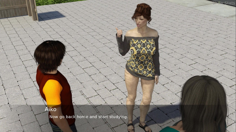 Porny Games: Proyecto esposa caliente - Conocer a los nuevos vecinos (38)