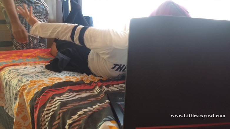 Littlesexyowl: my stepfather won't let me do my homework, he always...