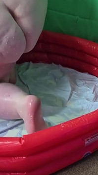 Milky Goddess in a Paddling Pool