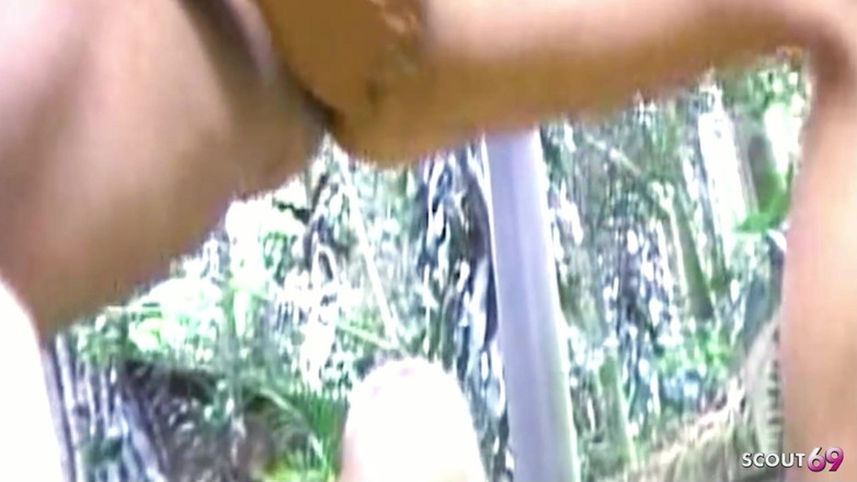 Shemale TS Collection: Marcia, trans latine à gros nichons, se fait sodomiser dehors par...