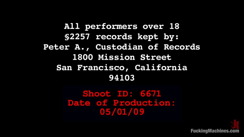 Fucking Machines by Kink: ハーモニー・ローズ・リターンズ