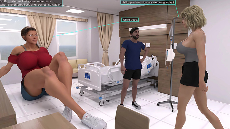 LustPanel: Doktorova touha a zpověď růstu - Komiks s erotickou 3D transformací (epizoda 3)