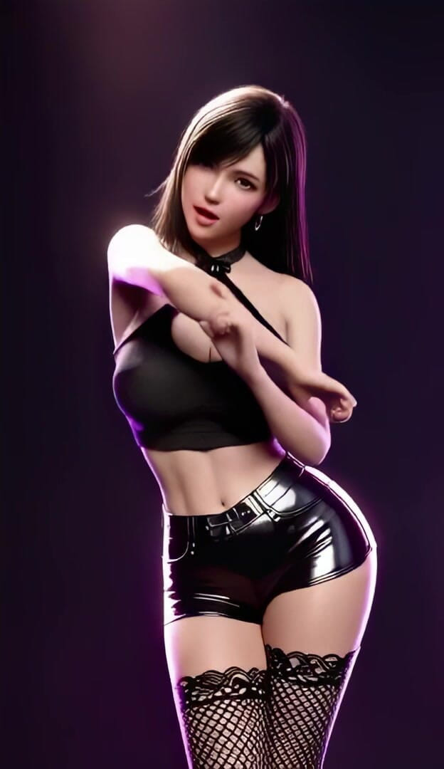 3D-Hentai Games: Лютый танец Tifa (hellovenus - Я болен)