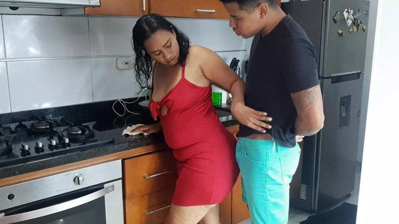 LanaKumari: Horny Lana Sucks My Cock in the Kitchen