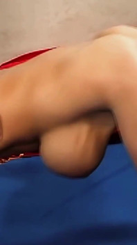 Mamă sexy țâțoasă Austin Kincaid își umple pizda rasă și fața pulverizată cu spermă