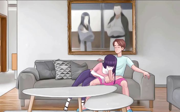 Cartoon Play: Sexnote parte 25 - studentessa spompina mentre i genitori non sono a...