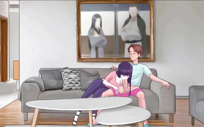 Cartoon Play: Sexnote part 25 - student blowjob while parents not home