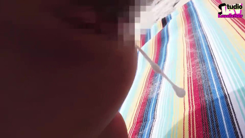 Studio JAV Launcher: Paradise provoca- una musa soleada que mezcla bebidas, gotas y...