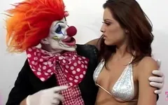 Instead of a Present Kristina Black Receives a Steamy Threesome with Intense Double Vaginal Penetration