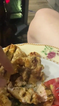 Guess Who's Barbecuing at Night