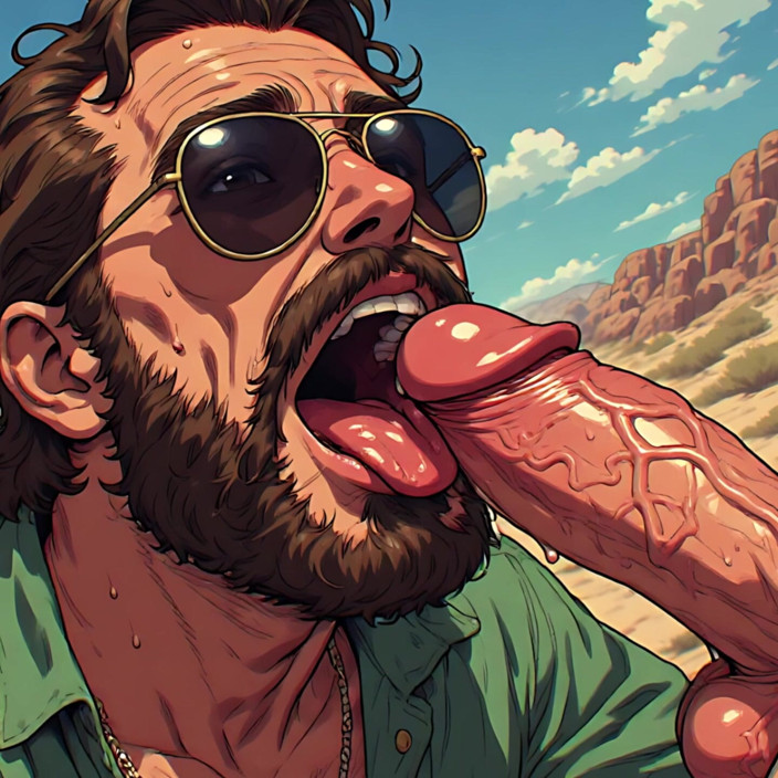Erotic Man: Kawałki ssące w aviators art