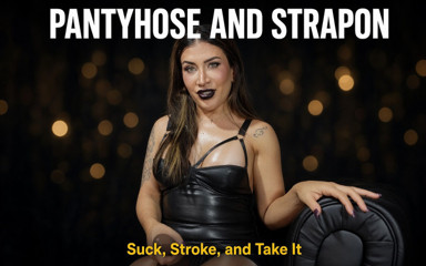 Anitta: Pantyhose and Strapon. Suck, Stroke, and Take It.