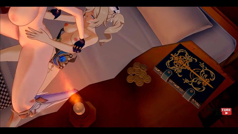 HentaiTubes: Genshin impact hentai futanari, barbara ve jean barbara'nın liderlik yaptığı...