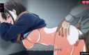 Stepsister Crush: Anime flicka Jin vill försöka knulla första gången vuxna spel