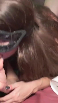 Skinny Babe Steffi Slut with Mask Gets Gangbanged P5
