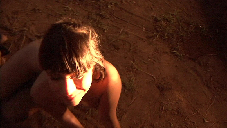 Thot Factory: Young Latina strip naked and masturbate outside