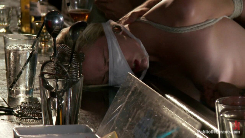 Public Disgrace by Kink: Hot Blonde Disgraced in Bar
