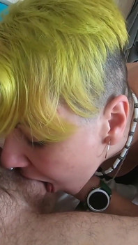 Morgen blowjob mit spermaschlucken