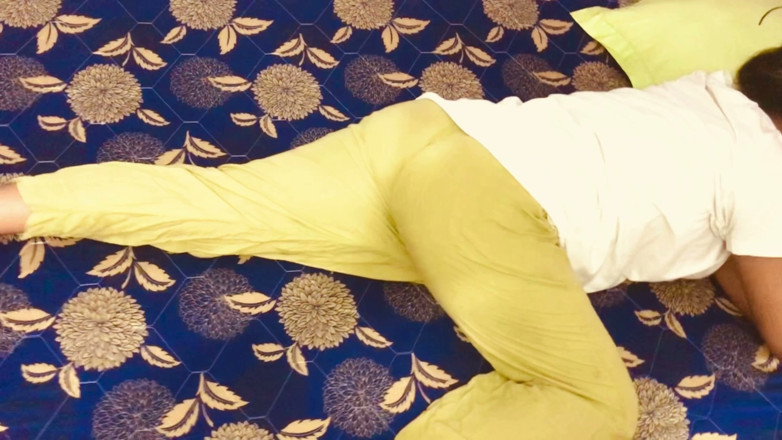 Mirza22: Desi Lady Was Lying Down Pretending to Sleep to Eat...