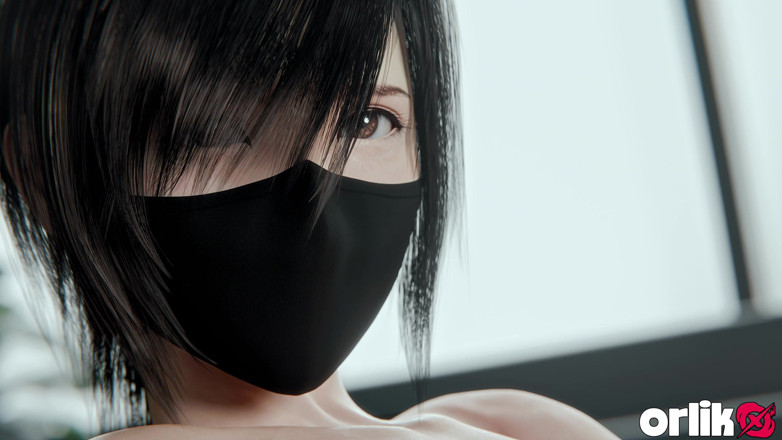 Orlikx: Yuffie final fantasy 7 sólo mokrá kundička hrát prstění a sténání 3D...