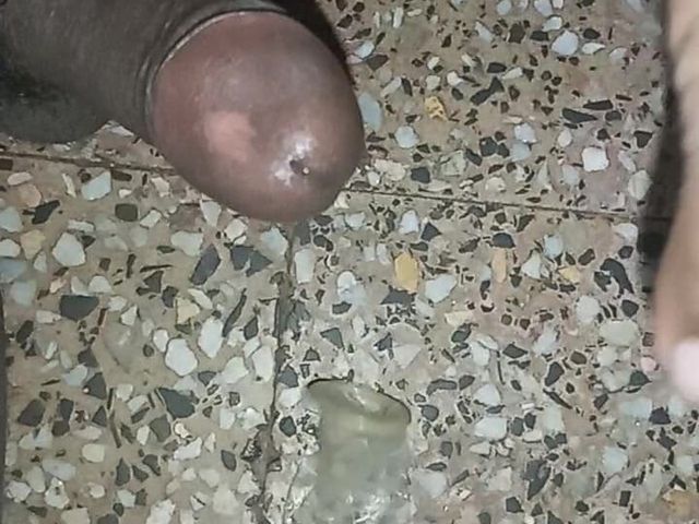 Masturbating with Condom (Sweet Indian cock)