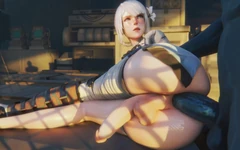 Futuretist - duro sexo anal delicioso gostoso bunda grande engolindo enorme pau monstro doce rabo quente engolindo enorme pau preto duro sexo