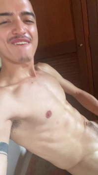 Young Guy Masturbates