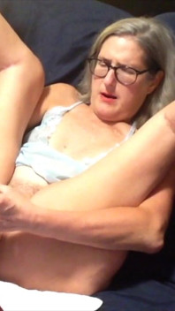 Hot MILF Enjoys a Masturbation Session with Her 12 Inch Dildo