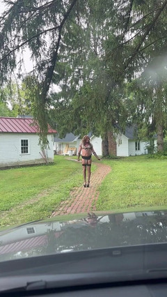Walking and Posing Outdoors During the Day
