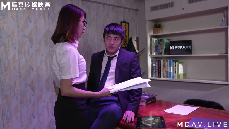 ModelMedia Asia: Md-0271 a Female Boss Who Loves Footjobs