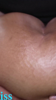 SSBBW nghiệp dư da đen bú và chụp lại