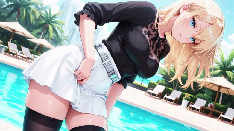 Tay Swift X: She Adjusts Her Skirt While Gazing Deep Into Your Eyes,...