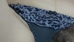 58 year old Latina stepmom shows off her very excited hairy pussy and masturbates in front of stepson