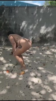 Busty Mexican Goes Topless and Masturbates on the Beach