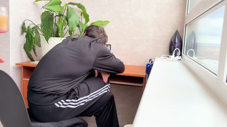Spacenintenda: Stepmom Study Help Dry Humping My Cock on Lap
