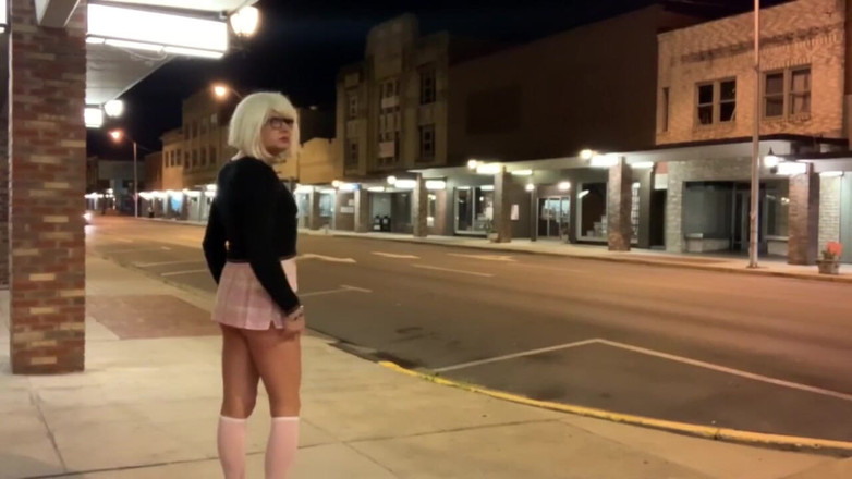 CindieLove: Full längd Downtown, drive-thru, Hotell trottoar risk