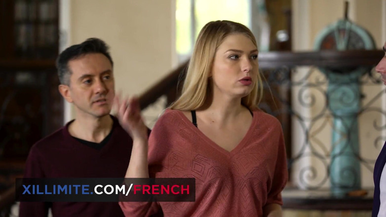 French girls at work: Anal sex with busty babe Anna Polina